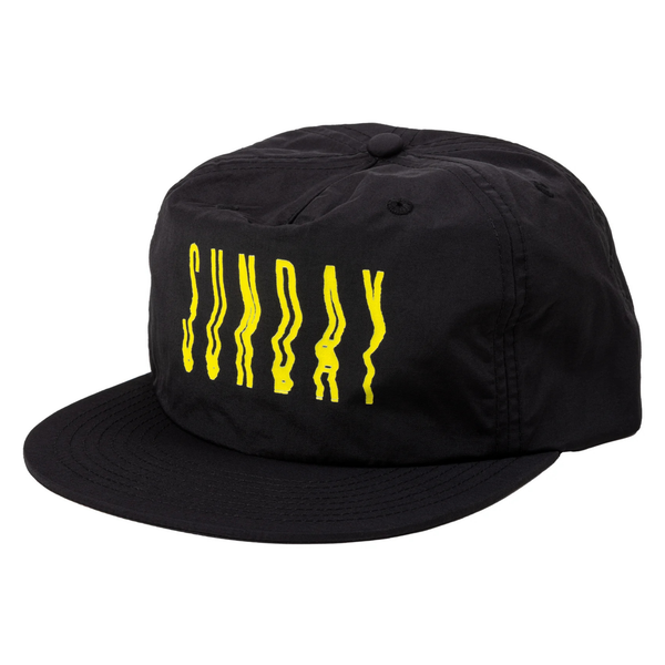 Sunday High Wave Nylon Hat Black BMX Cap