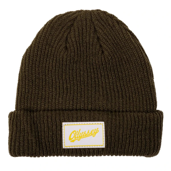 Odyssey Slugger Label Beanie Olive Green BMX Beanies