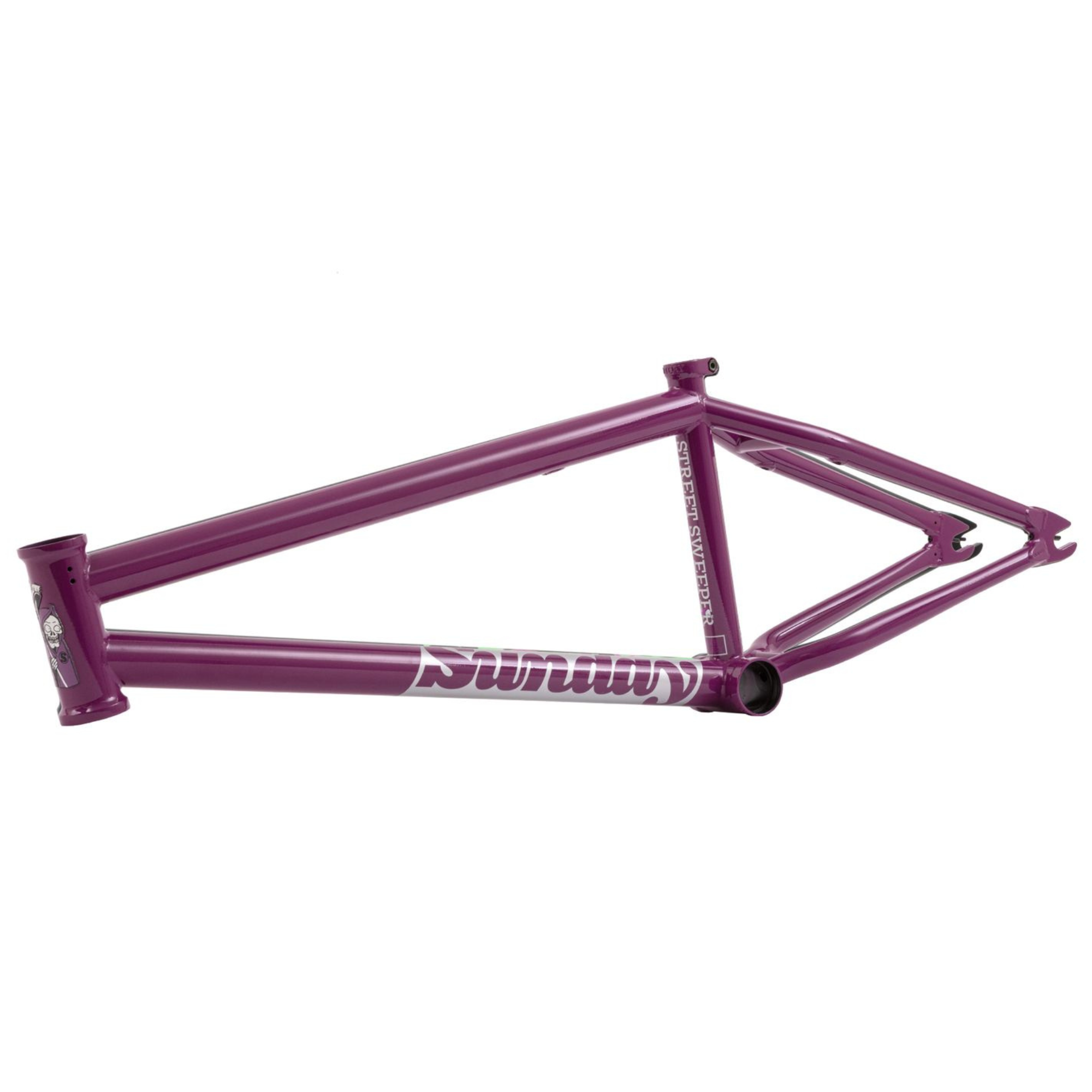 Sunday Street Sweeper Frame Gloss Berry BMX Frames – The Secret