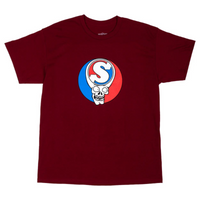 Sunday Sweep Your Face Tee red burgunday chili Jake Seeley Street Sweeper BMX Shirt