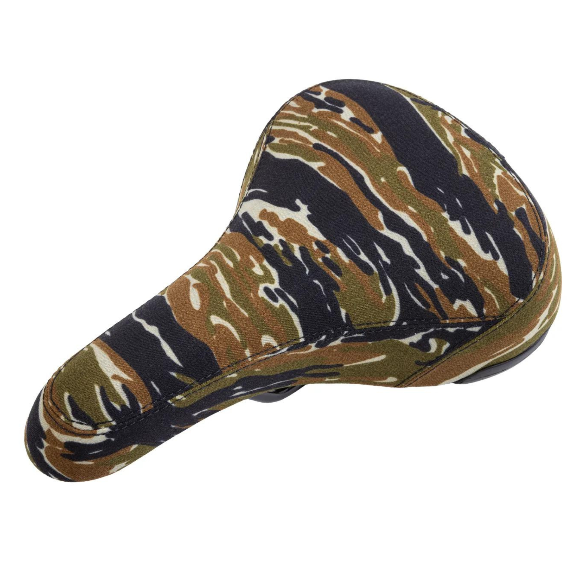 Sunday Logo Railed Cruiser Seat Tiger Stripe Camo Big BMX Seats