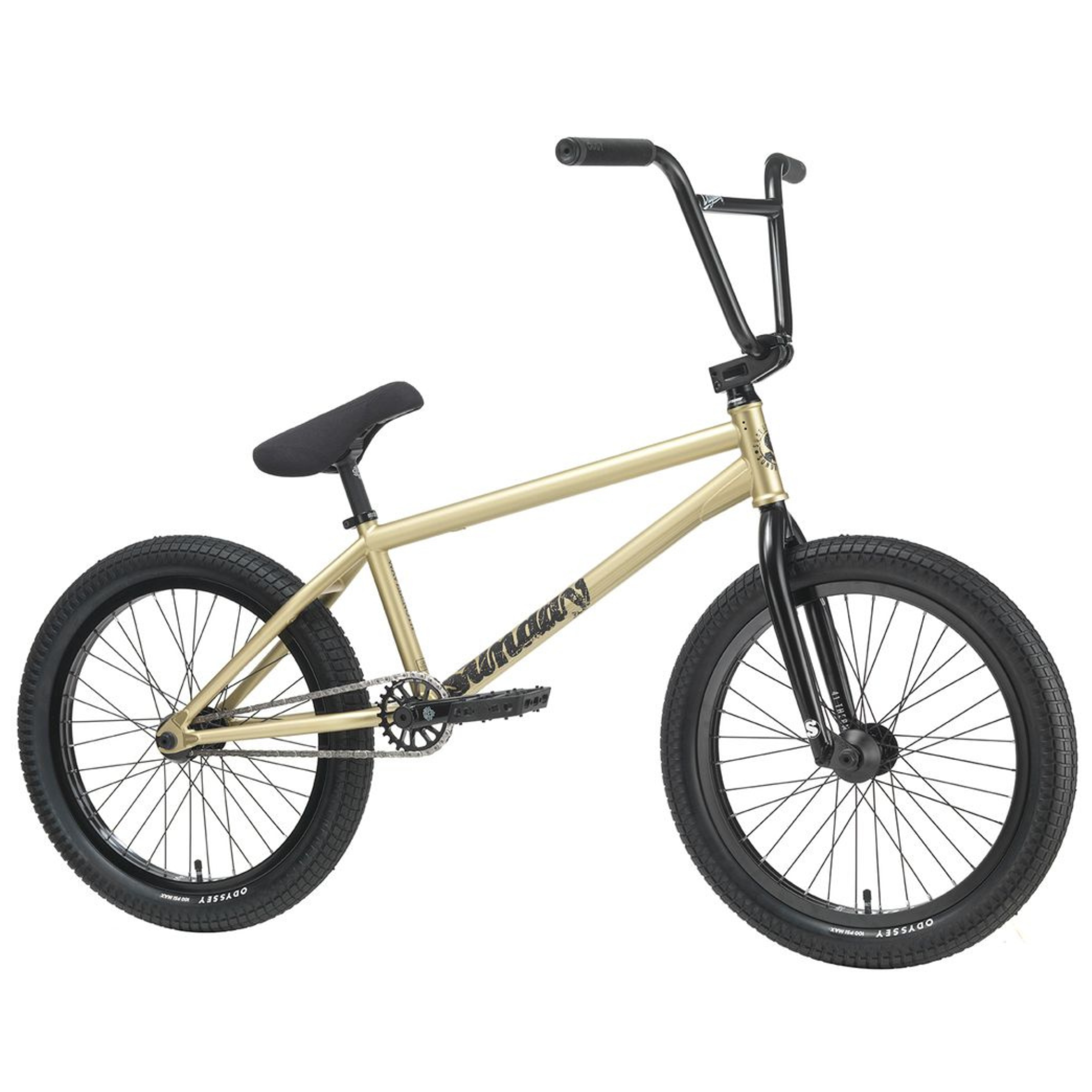 Sunday Wavelength Bike Matte Gold Metallic BMX Bikes – The Secret
