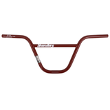 Sunday Brett Bar Gloss Dark Brick Red Brett Silva Signature BMX Handlebar Silvawave Silvabrick