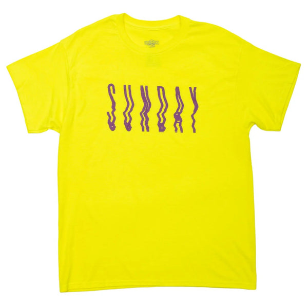 Sunday Sticker Shirt Brown BMX Tee