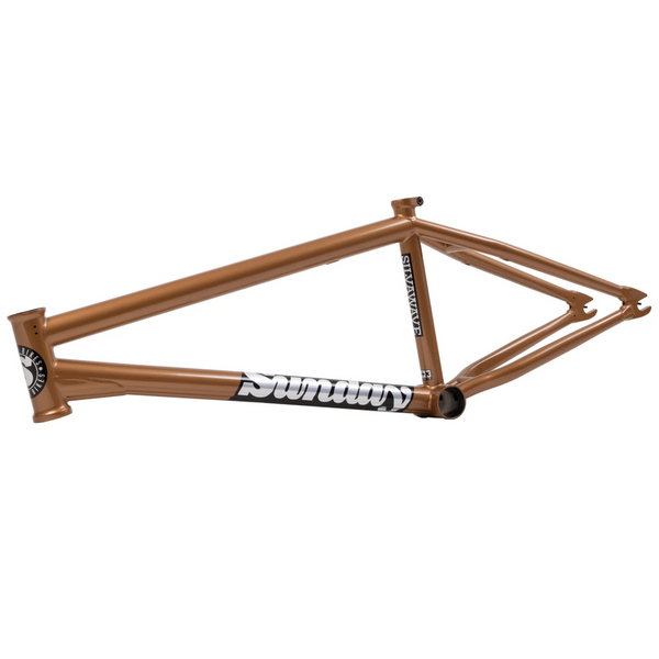 Sunday Silvawave Frame dark amber Brett Silva BMX Frames metallic dark gold