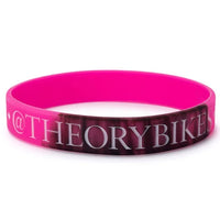 Theory Band BMX Wrist Band Bracelet hot pink black swirl