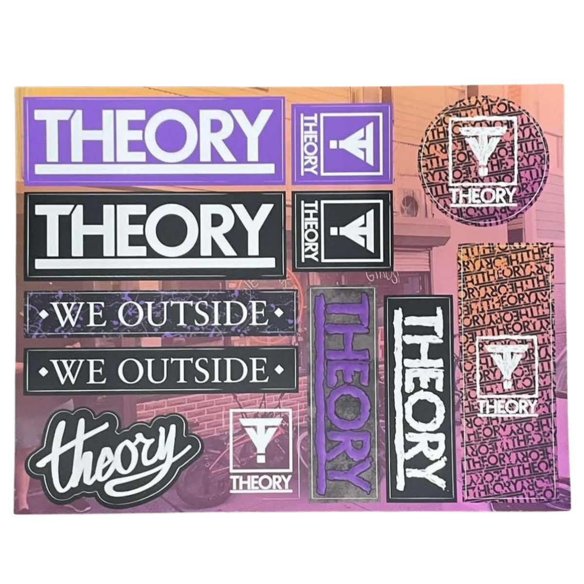 Theory Sticker Sheet BMX Stickers – The Secret BMX Shop