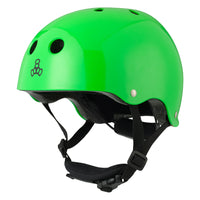 Triple 8 Kids Lil 8 Helmet gloss green BMX Skate Helmets Youth