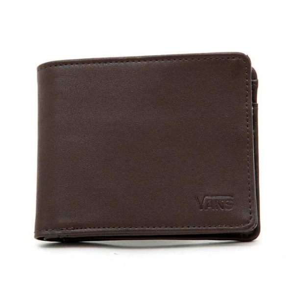Vans Drop V Bifold Wallet Dark Brown BMX Skate Wallets – The Secret BMX ...