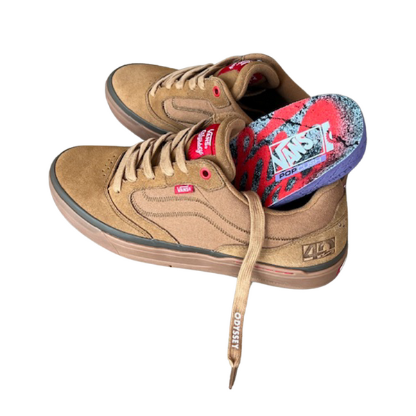 Odyssey x Vans BMX Proof Wafflecup Shoes Brown BMX Shoe 40th Anniversary