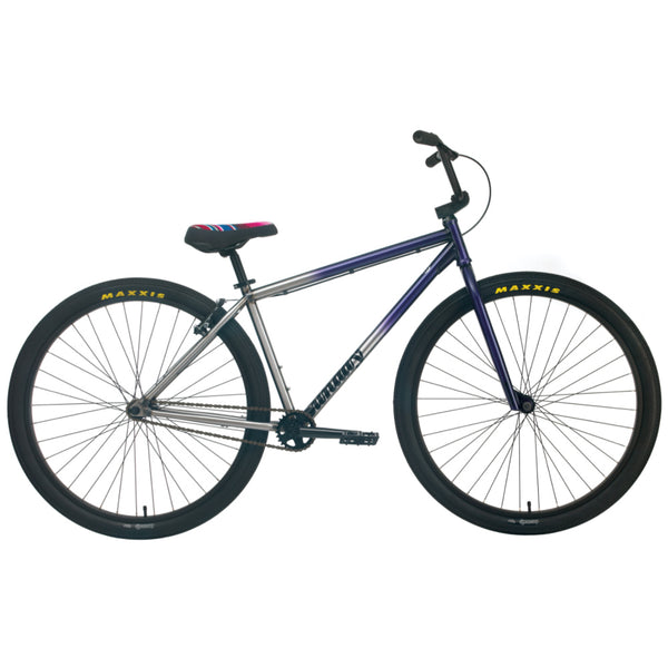 2022 Sunday High C 29" Bike Gloss Trans Purple x Raw Fade Complete BMX Bikes 2021