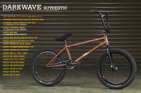 2023 Sunday Darkwave Authentic Bike Matte Dark Brown Broc Raiford BMX Bikes