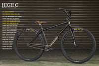 2023 Sunday High C 29" Bike Matte Black BMX Cruiser Bikes