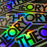 Theory Holographic Sticker BMX Stickers