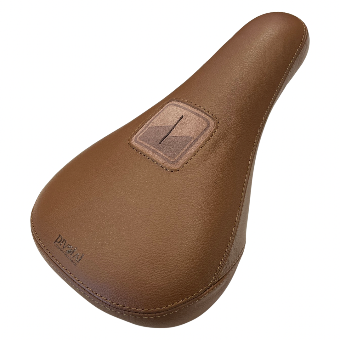 Merritt SL1 Pivotal Seat Brown Leather BMX Seats The Secret BMX Shop