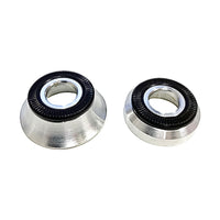 Profile FemaleCassette Hub Cone Spacers silver BMX 3/8" Female Axle Spacers Set
