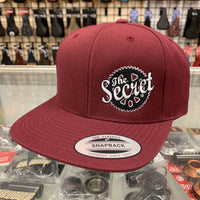 The Secret BMX Shop Logo Hat burgundy