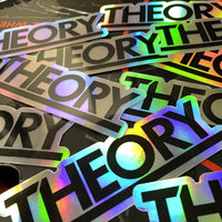 Theory Holographic Sticker BMX Stickers