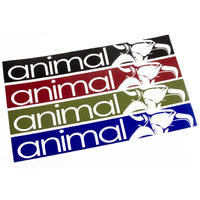 Animal Street Sticker black red maroon olive green blue BMX Ramp Stickers