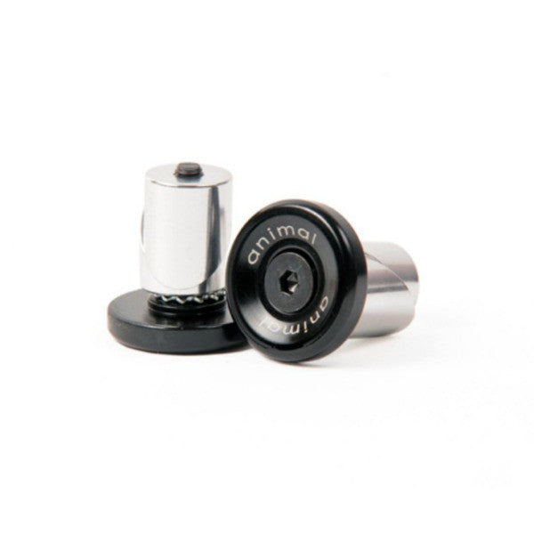 Animal ALUMINUM BAR END Black　BMX バーエンド Animal Alloy Bar Ends BMX – The Secret BMX Shop