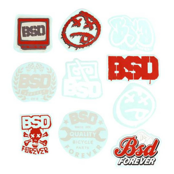 BSD 2022 Sticker Pack BMX Stickers