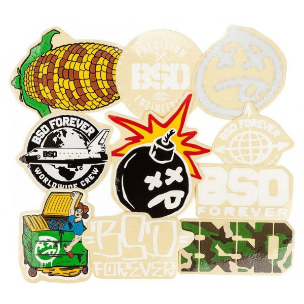 BSD Sticker Pack BMX Stickers