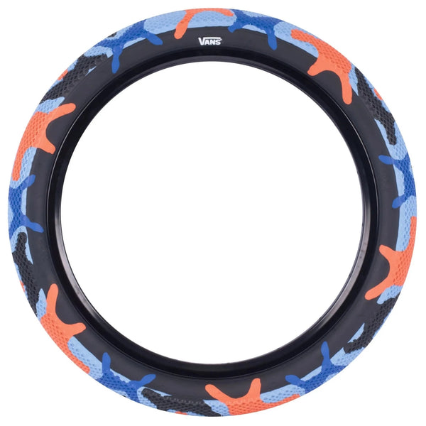 Cult Vans Tire Blue Orange Camo BMX The Secret BMX Shop