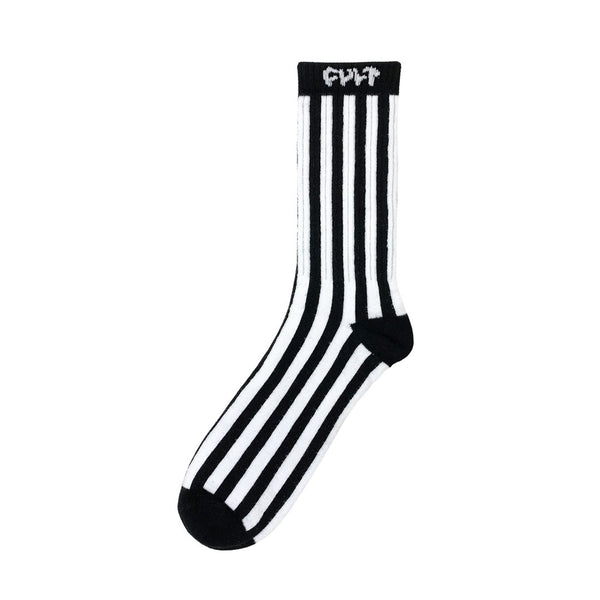 Cult Vertical Stripes Socks striped stripes BMX Sock referee