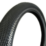 Cult Vans Tire black with reflective checkered sidewall bmx tires
