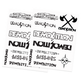 Demolition Sticker Sheet BMX Stickers