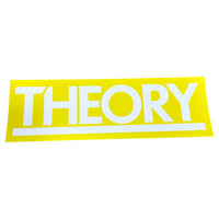 Theory Frame Sticker BMX Stickers Decal yellow
