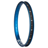 Eclat Bondi Rim sandblast blue cyan blue BMX Rims hoop bands