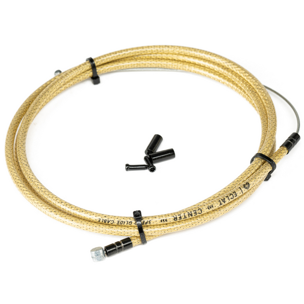 Eclat Center Linear Brake Cable translucent gold BMX Cable