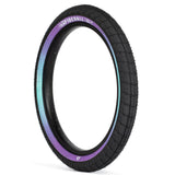 Eclat Fireball Tire black with purple teal fade BMX Tires