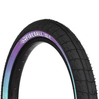 Eclat Fireball Tire black with purple teal fade BMX Tires