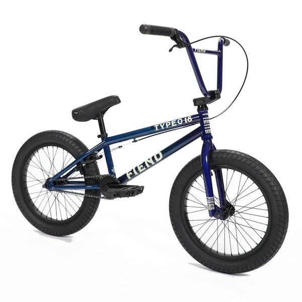 2022 Fiend Type-O 18" Bike BMX Bikes gloss blue fade