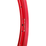 Fit 26" Rim Big BMX Rims anodized red