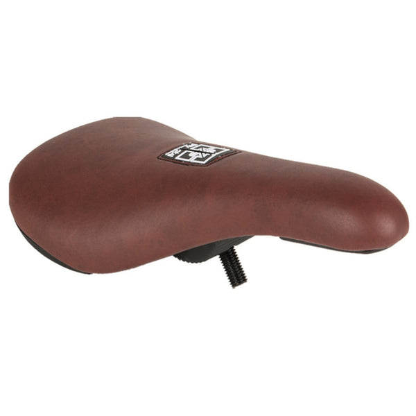 Fit Lo-Bolt Pivotal Seat Brown Synthetic Leather BMX Seats