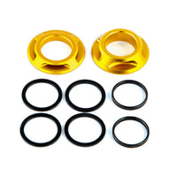 Fit 22mm Cones Spacers Dust Covers gold BMX