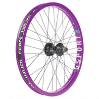 Gsport Elite Cassette Wheel ano purple anodized BMX Rear Wheels