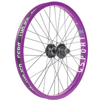 Gsport Elite Freecoaster Wheel ano purple anodized BMX rear wheels