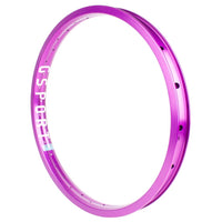 Gsport Ribcage Rim anodized purple BMX Rims Rib Cage
