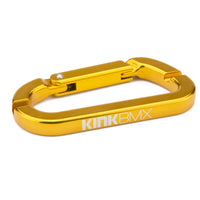 Kink Spoke Wrench Carabiner gold  BMX Tools