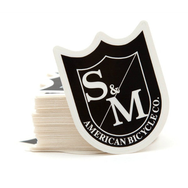 S&M Medium Shield Stickers 100 Pack