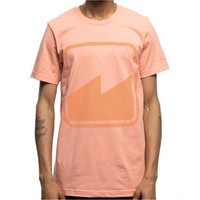 Merritt Icon Shirt sunset peach pink BMX tee