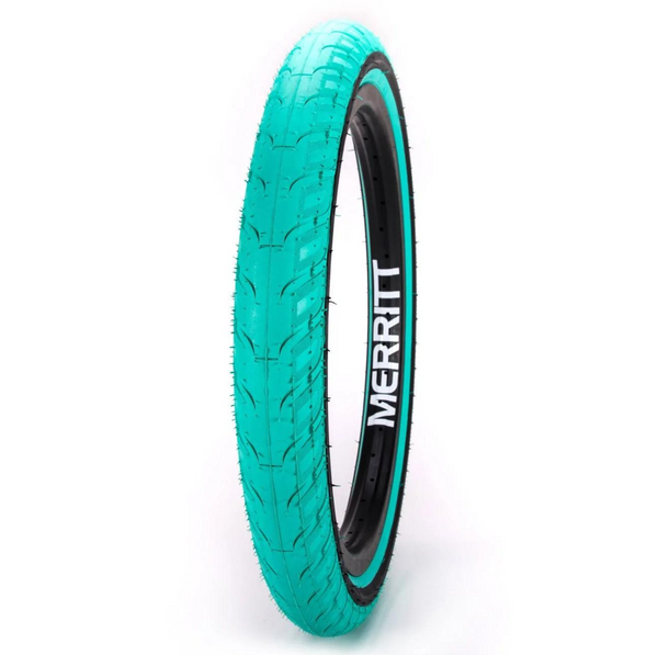 Merritt Option Tire Teal BMX Tires