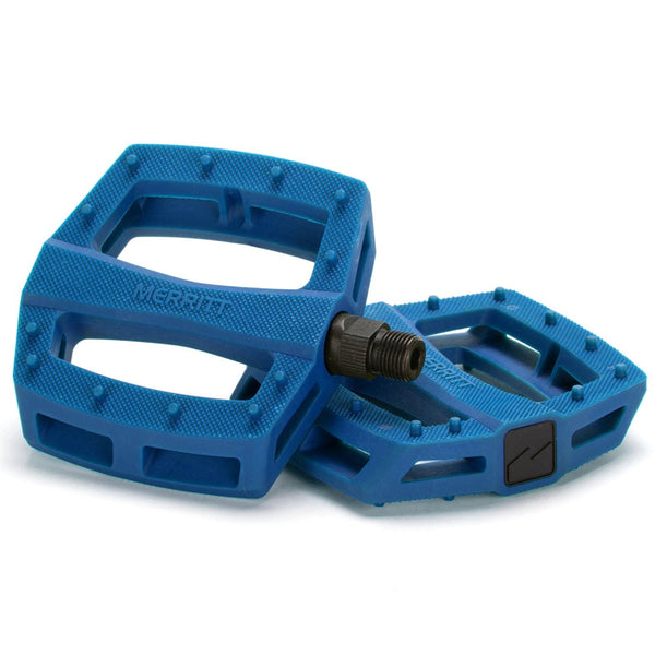 bmx pedale blau Merritt P1 Pedals Green 106.02M.ZZ
