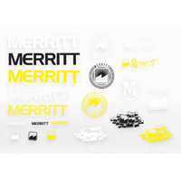 Merritt Sticker Pack yellow 2020 BMX Stickers