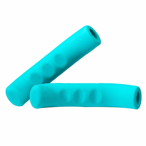 Miles Wide Sticky Fingers teal Big BMX Lever Covers