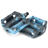 Mission Impulse Plastic Pedals black blue BMX Pedal